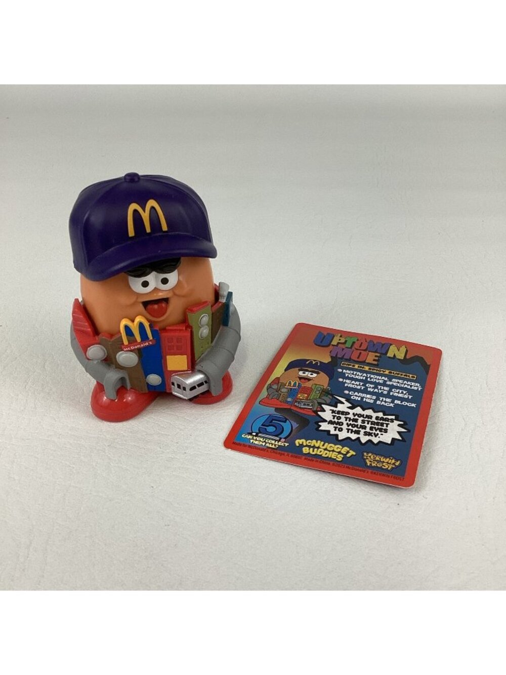 McNugget Buddies Kerwin Frost Uptown Moe Action Figure Trading Card McDonald's